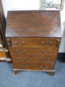A late Victorian writing bureau