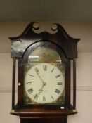 A George III oak longcase clock, signed Yeates, Penrith,