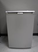 A Beko under bench silver freezer