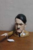 A reproduction cast metal Hitler nutcracker