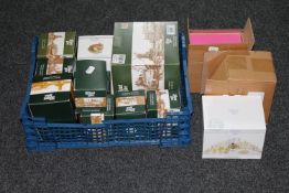 Approximately twelve boxed Liliput Lane cottages