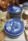 A quantity of Bing and Grondahl and Royal Copenhagen calendar plates