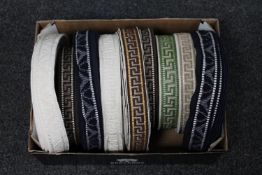 A box of Silver Cross pram trim