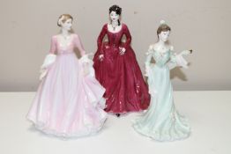 A Coalport figure, La Divina, No. 482 of 2450, with certificate, together with Perfect Moment (No.