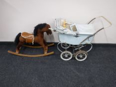 A child's rocking horse