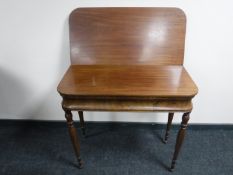 A Victorian mahogany TOT tea table
