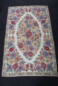 A Kashmiri chain stitch rug