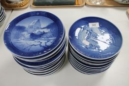 A quantity of Bing and Grondahl and Royal Copenhagen calendar plates