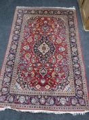 A Kashan rug