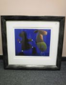 Mackenzie Thorpe : Out for a Walk, colour lithograph, numbered 626/850, signed and titled in pencil,