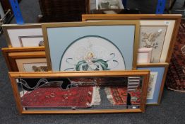 A collection of pictures and prints, tapestries,