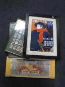 Two frames containing Wills Cigarette Cards Football Players,