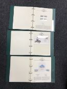 Three albums of stamps and first day covers - Classic Car Heritage.