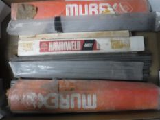 A box of welding rods