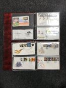 Two albums of fist day covers - Notting Hill Carnival, Inventor's Tale, etc, etc.