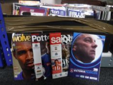 A box of football programmes - Non league and Newcastle away matches