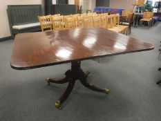 A Victorian mahogany tilt top breakfast table
