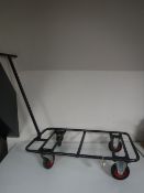 A flat bed trolley