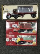 Three Corgi Classics Limited Edition Scale 1:50 diecast models - British Rail Foden S21 Platform