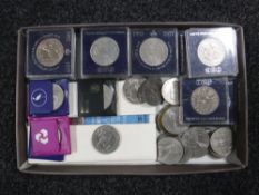 A collection of British crowns