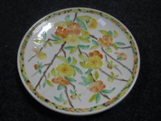 A Crown Ducal Charlotte Rhead floral wall plaque