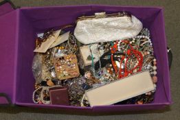 A large quantity of costume jewellery