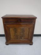 A 19th century mahogany three drawer chest