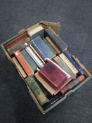 A box of early 20th century and later novels