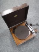 A mid 20th century Columbia table top record player