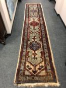 An antique Persian Sarab runner 434 cm x 93 cm