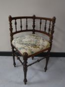 An early twentieth century corner chair