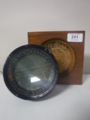 A type P8 spitfire compass on stand