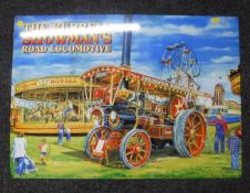 A tin Trevor Mitchell The Burrell Showmans Road Locomotive picture