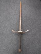 A replica two-handed greatsword