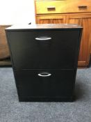 A contemporary shoe cabinet