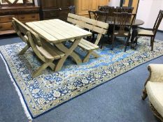 A Persian Qum carpet,