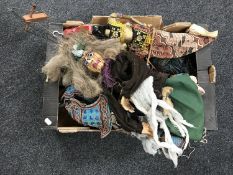 A box of Marionette puppets