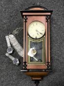 An Omega crystal ball timepiece, two chronograph wristwatches signed Lorus,