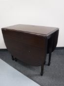 A mahogany gateleg table