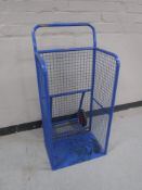 A storage solutions metal trolley