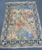 An antique Tabriz rug,