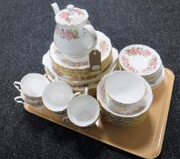 Approximately fifty pieces of Colclough tea and dinner china
