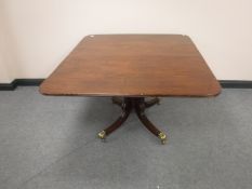 A Victorian mahogany tilt top breakfast table