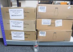 Six boxes of pint glasses bearing advertising - Samuel Adams,