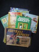 Five vintage board tables - Subbuteo table rugby,