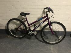 A girl's Apollo Entice mountain bike