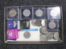 A collection of British crowns