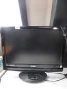 A Technika 22 inch LCD TV/DVD with ipod dock,