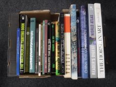 A box of coffee table volumes - photography etc