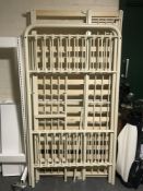 A set of metal bunk beds